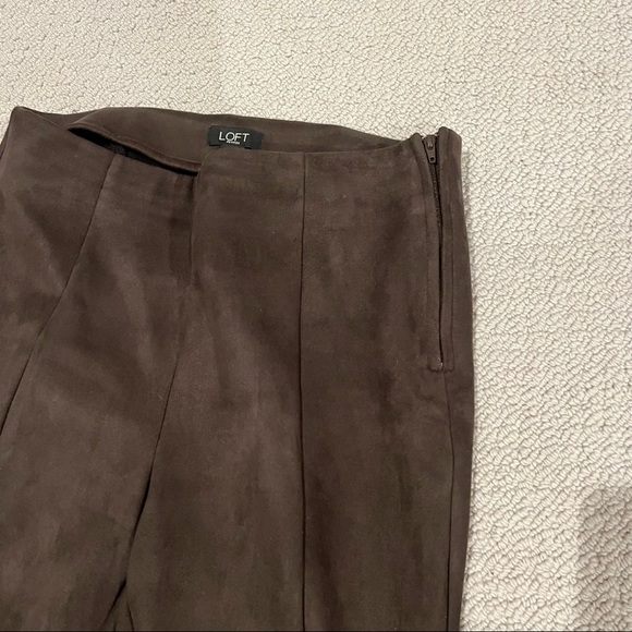 LOFT Petite Velvet Pant - Picture 3 of 4